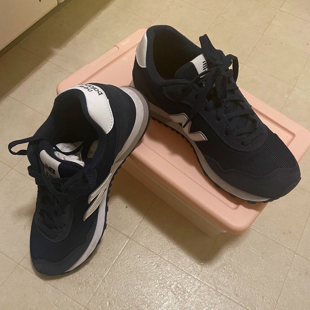 New Balance Womens 515 V3 WL515RB3 Blue Suede Sneakers Size 8.5